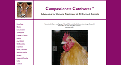 Desktop Screenshot of compassionate-carnivores.org