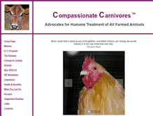 Tablet Screenshot of compassionate-carnivores.org